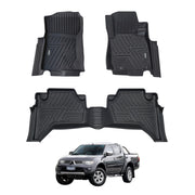 Car Floor Mats for Mitsubishi Triton ML MN Series Dual Cab 2006-2015