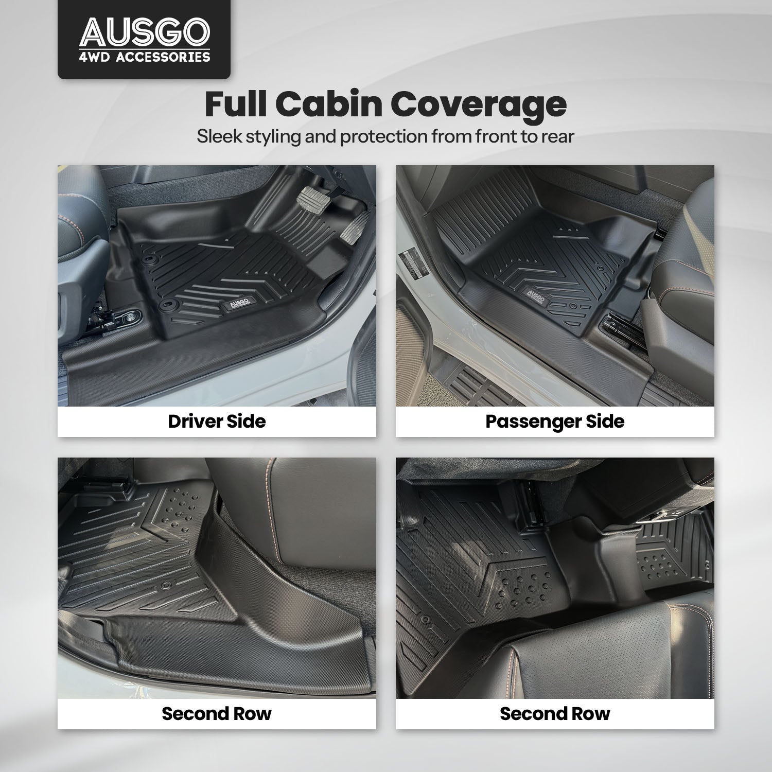 Car Floor Mats for Mitsubishi Triton MV Series 2024-Onwards
