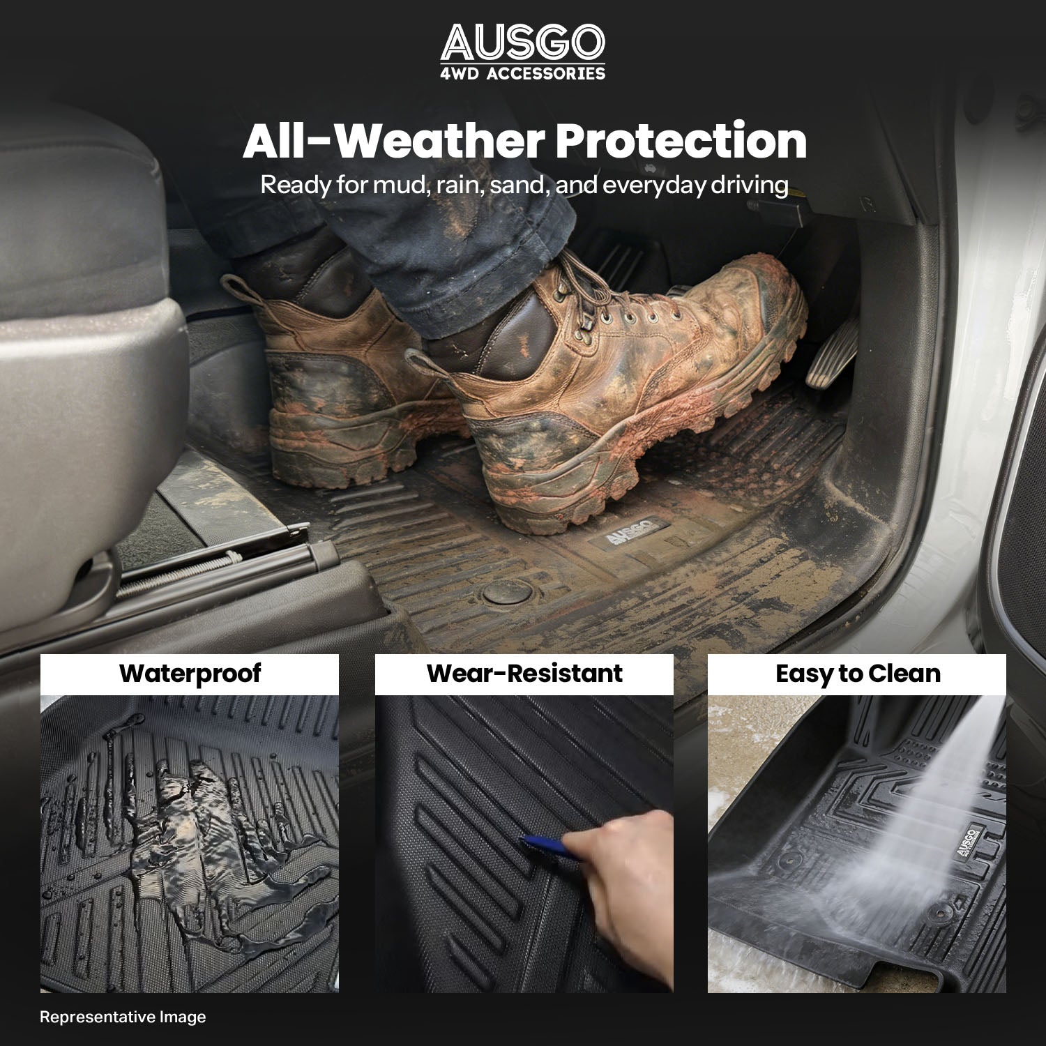 Mitsubishi Triton MQ MR 2015-2024 Car Floor Mats