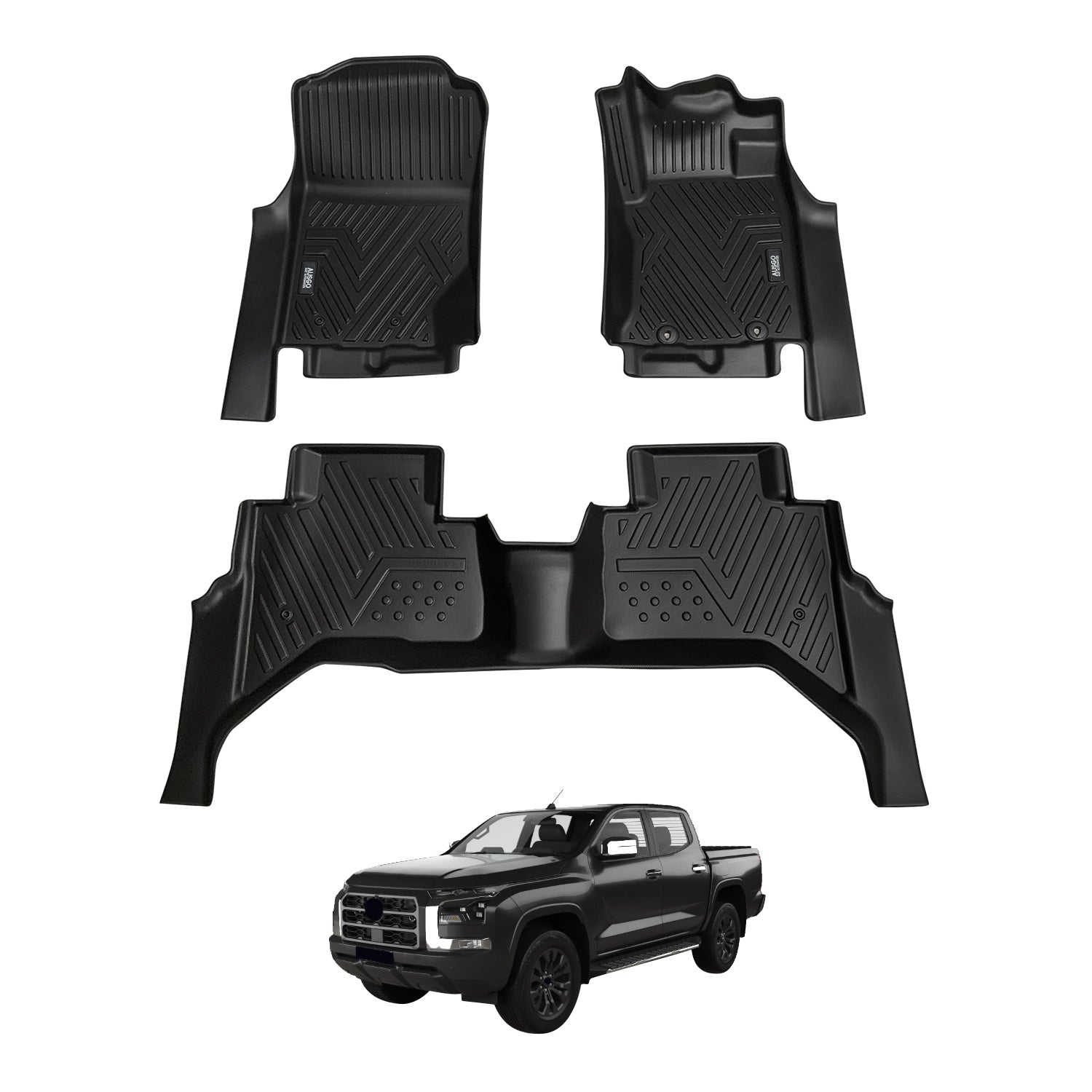 Car Floor Mats for Mitsubishi Triton MV Series 2024-Onwards