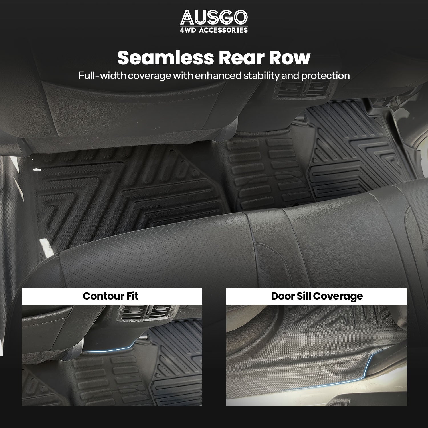 Car Floor Mats for Nissan Navara NP300 D23 Dual Cab 2015-2025