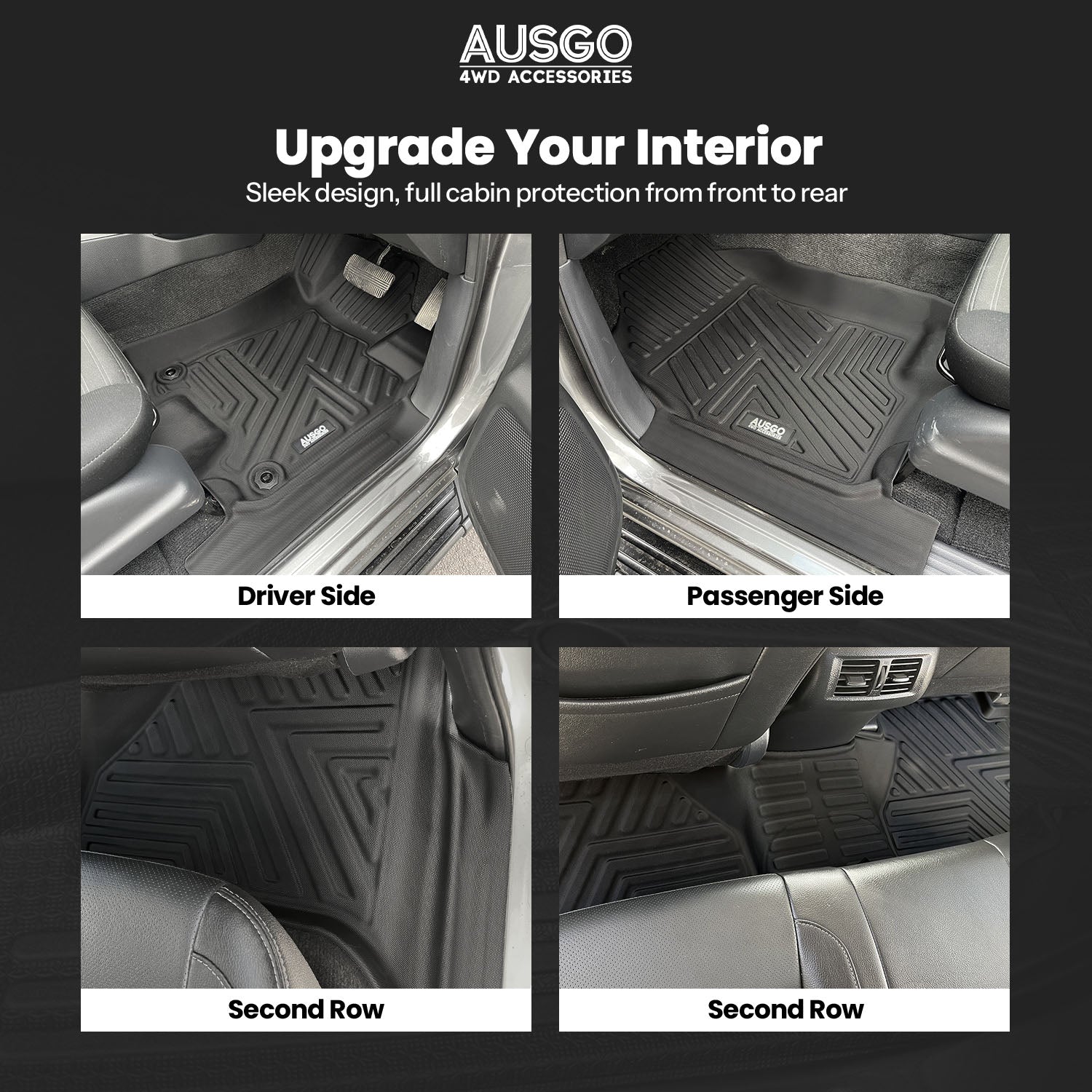 Car Floor Mats for Nissan Navara NP300 D23 Dual Cab 2015-2025