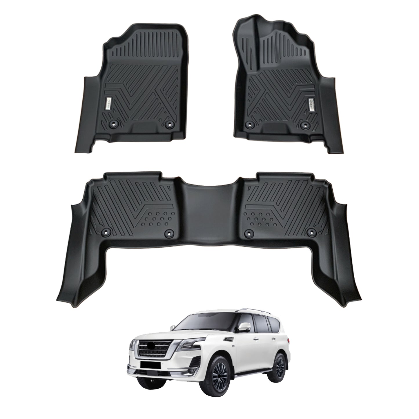 Nissan Patrol Y62 2012-Onwards Car Floor Mats