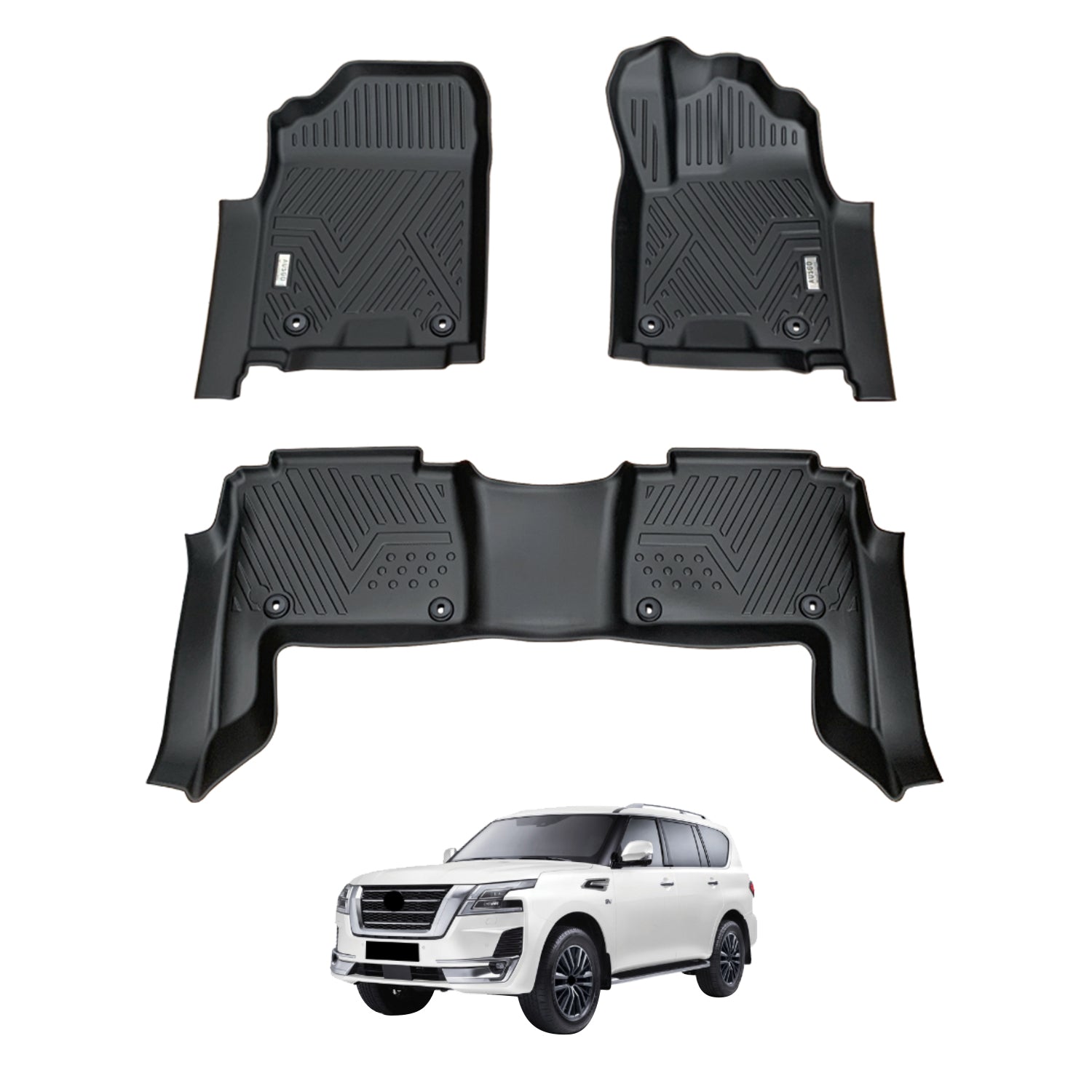 Nissan Patrol Y62 2012-Onwards Car Floor Mats
