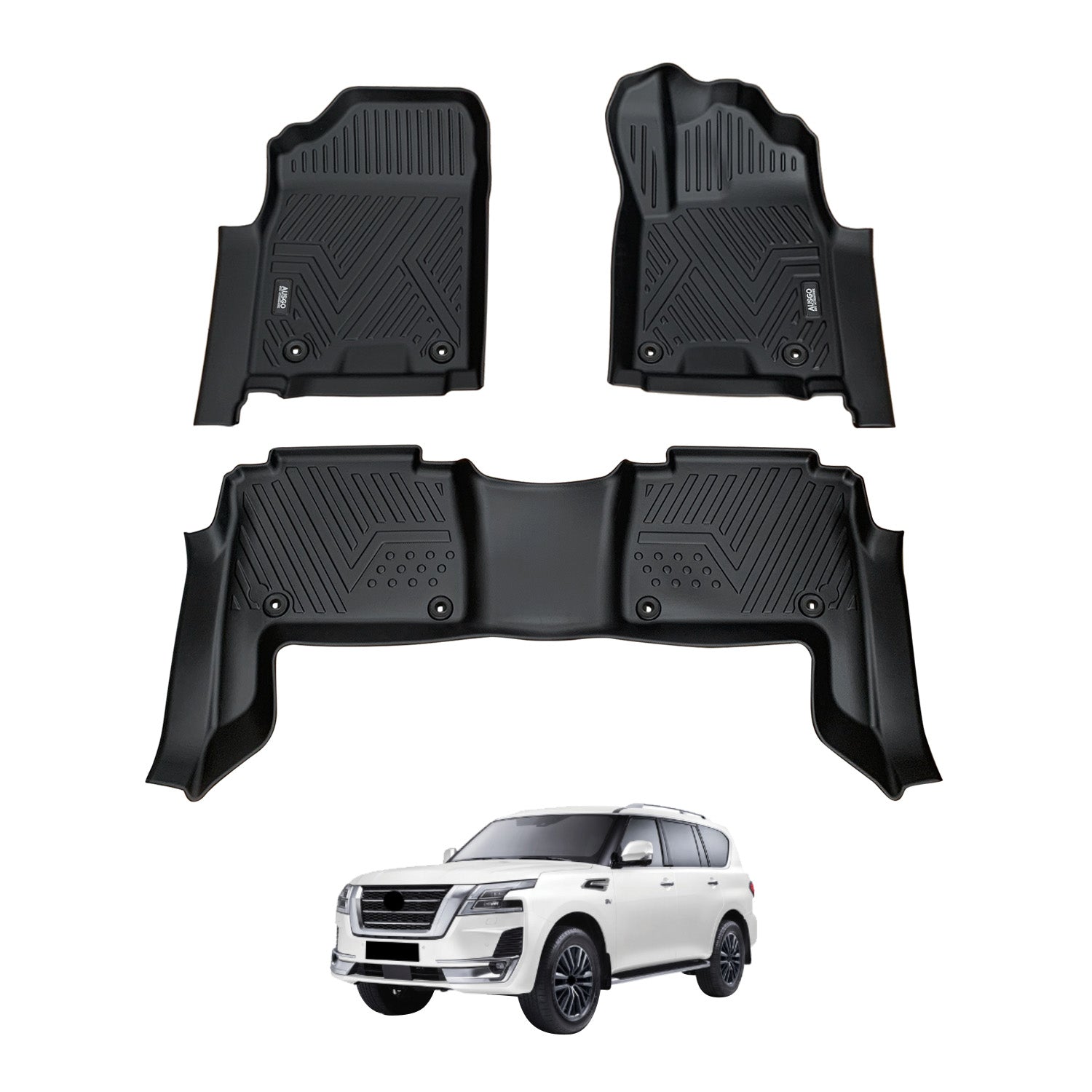 Car Floor Mats for Nissan Patrol Y62 2012-Onwards
