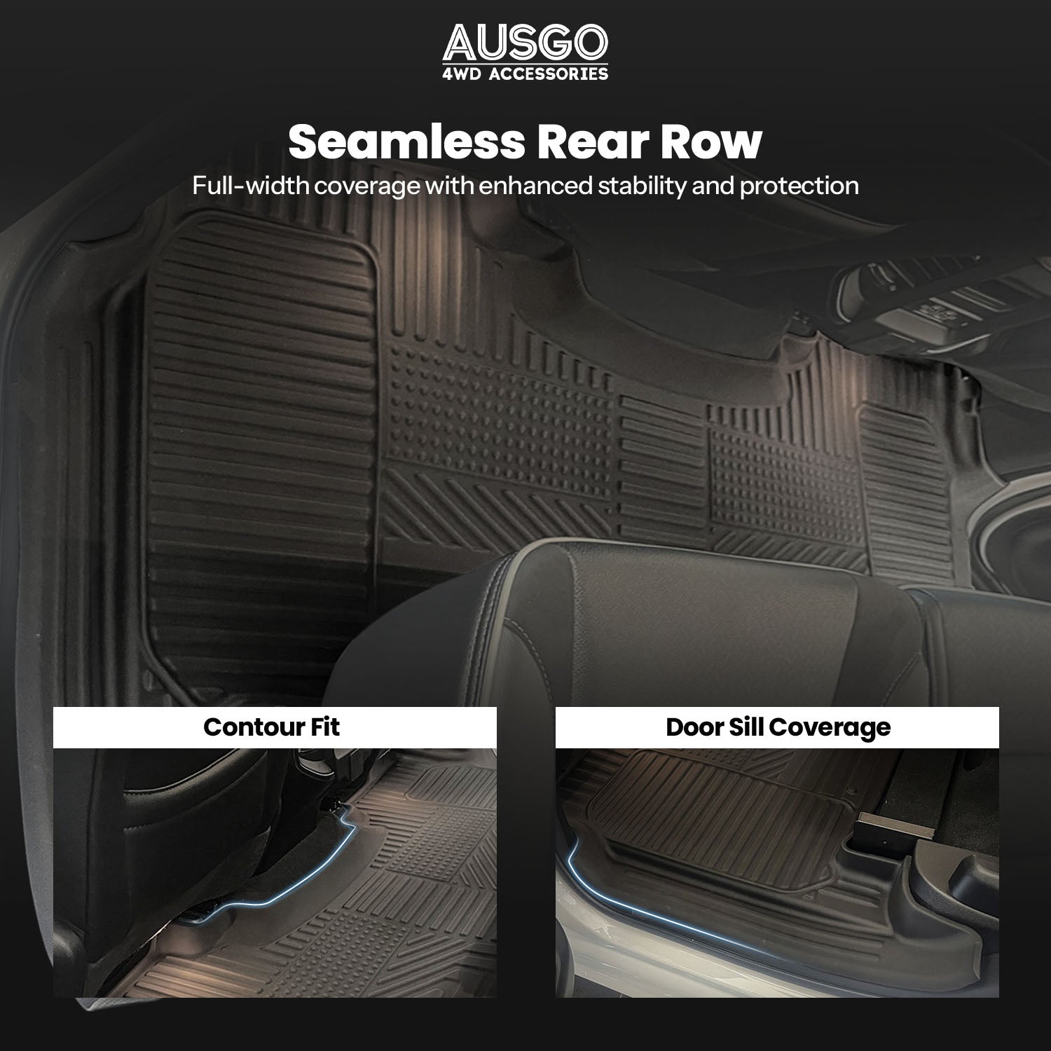 RAM 1500 DT Series Crew Cab 2023-Onwards Car Floor Mats
