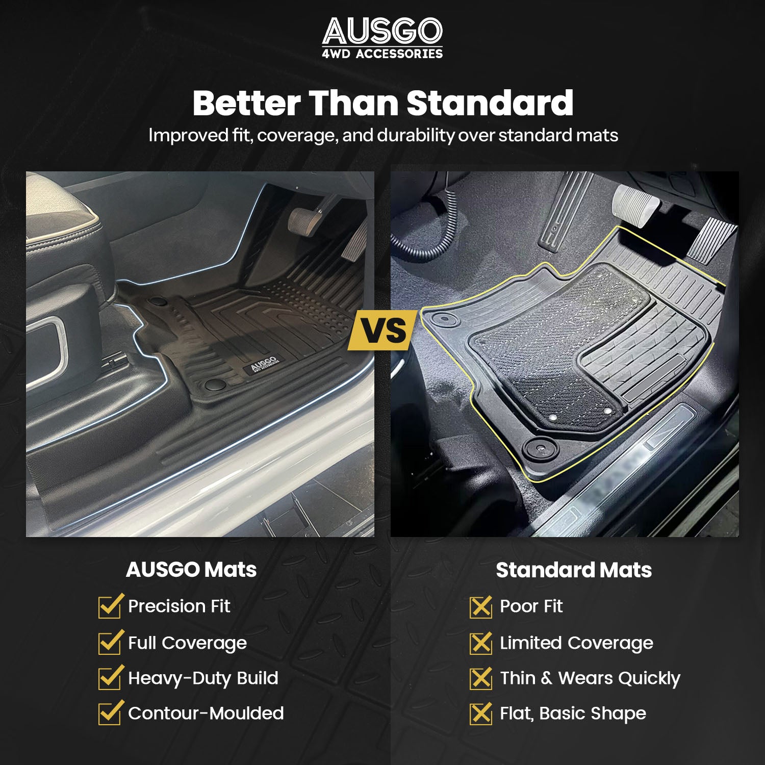 RAM 1500 DT Series Crew Cab 2023-Onwards Car Floor Mats