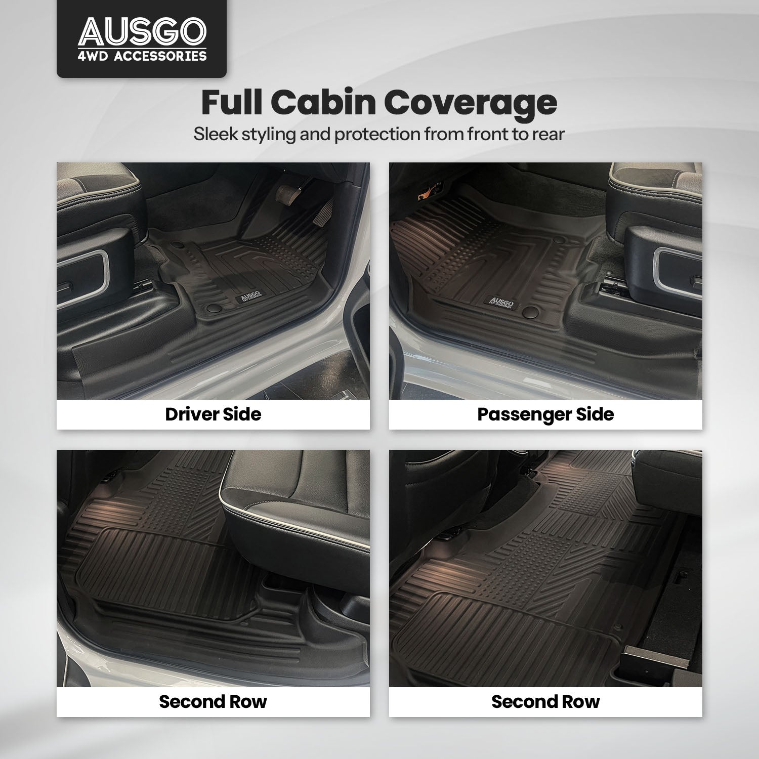 Car Floor Mats for RAM 1500 DT Series Crew Cab 2023-Onwards
