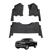 Pre-order Car Floor Mats for RAM 1500 DT Series Crew Cab 2020-2023