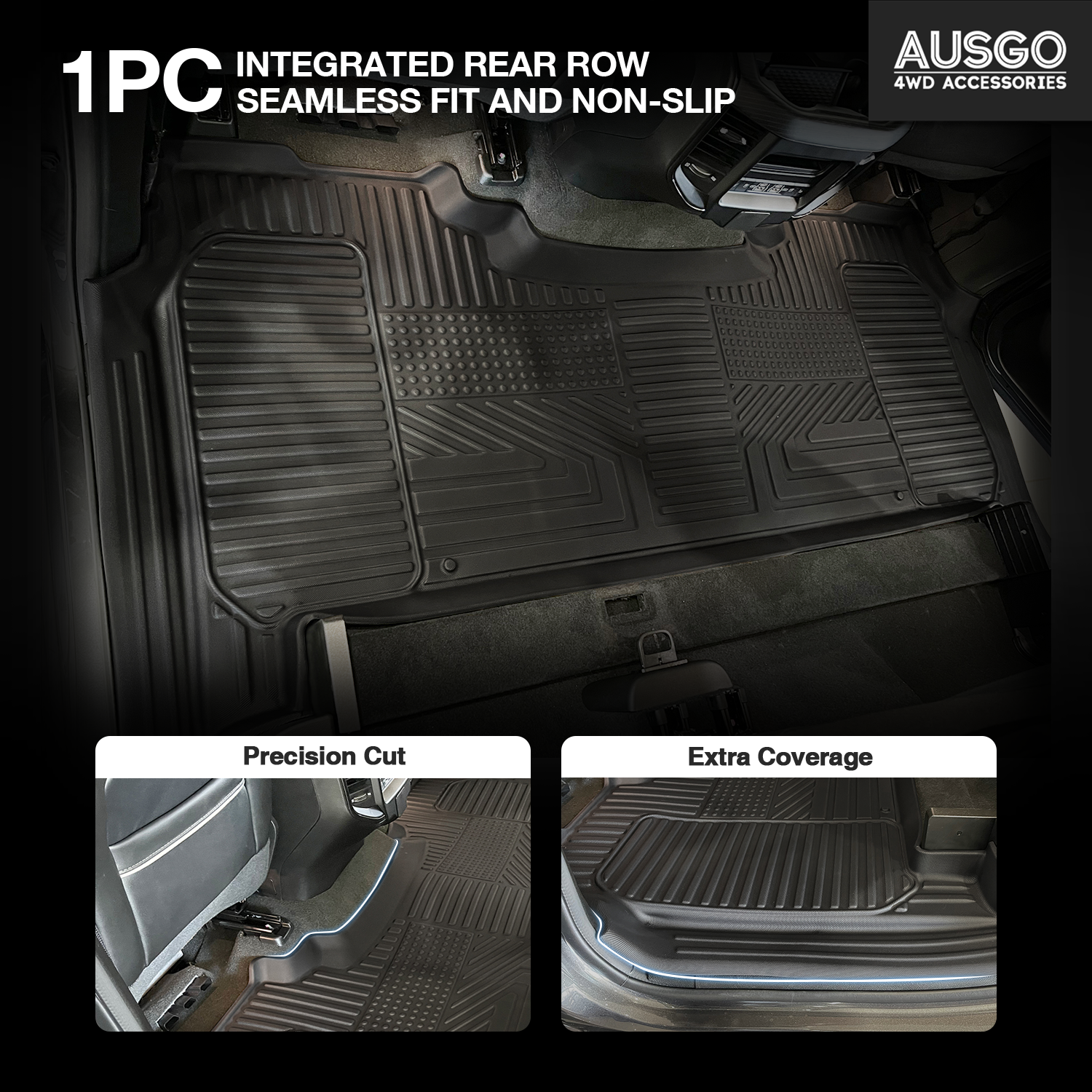 RAM 1500 DT Series Crew Cab 2023-Onwards Car Floor Mats