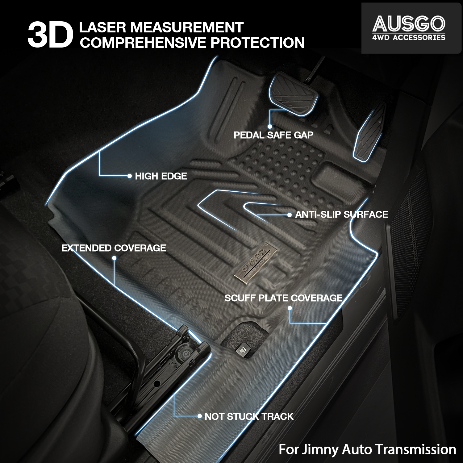 Suzuki Jimny 3-Door 2018-Onwards Car Floor Mats