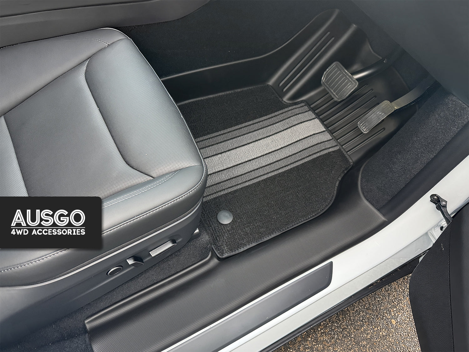 Dual-Layer Car Floor Mats for Tesla Model Y Juniper 2025-Onwards