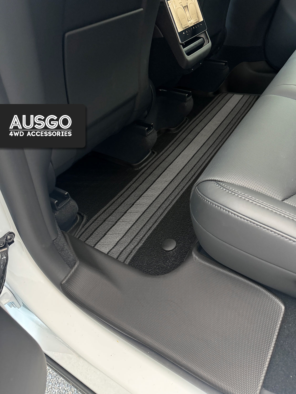 Dual-Layer Car Floor Mats for Tesla Model Y Juniper 2025-Onwards
