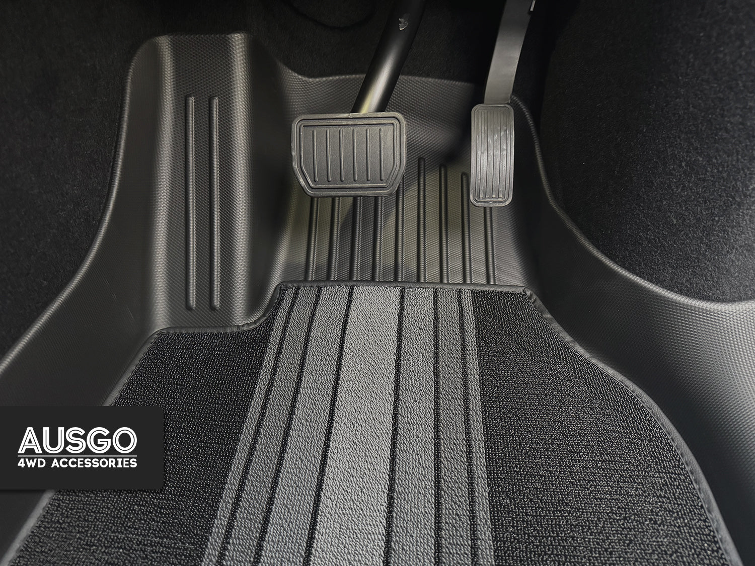 Dual-Layer Car Floor Mats for Tesla Model Y Juniper 2025-Onwards