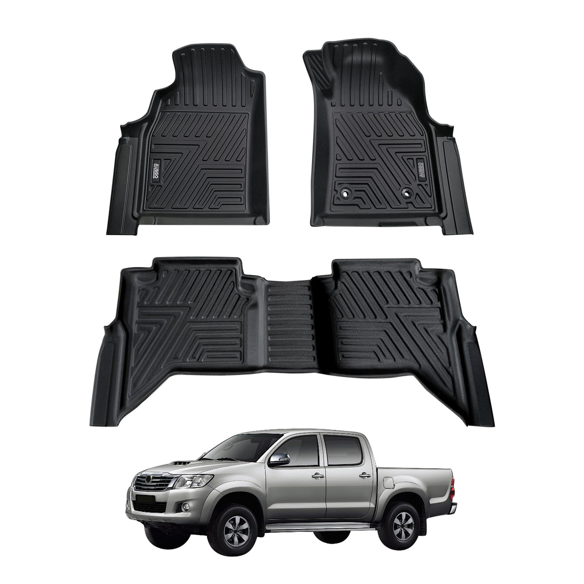 Car Floor Mats for Toyota Hilux 2005-2015