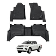 Car Floor Mats for Toyota Hilux 2015-2025 (Auto Trans)