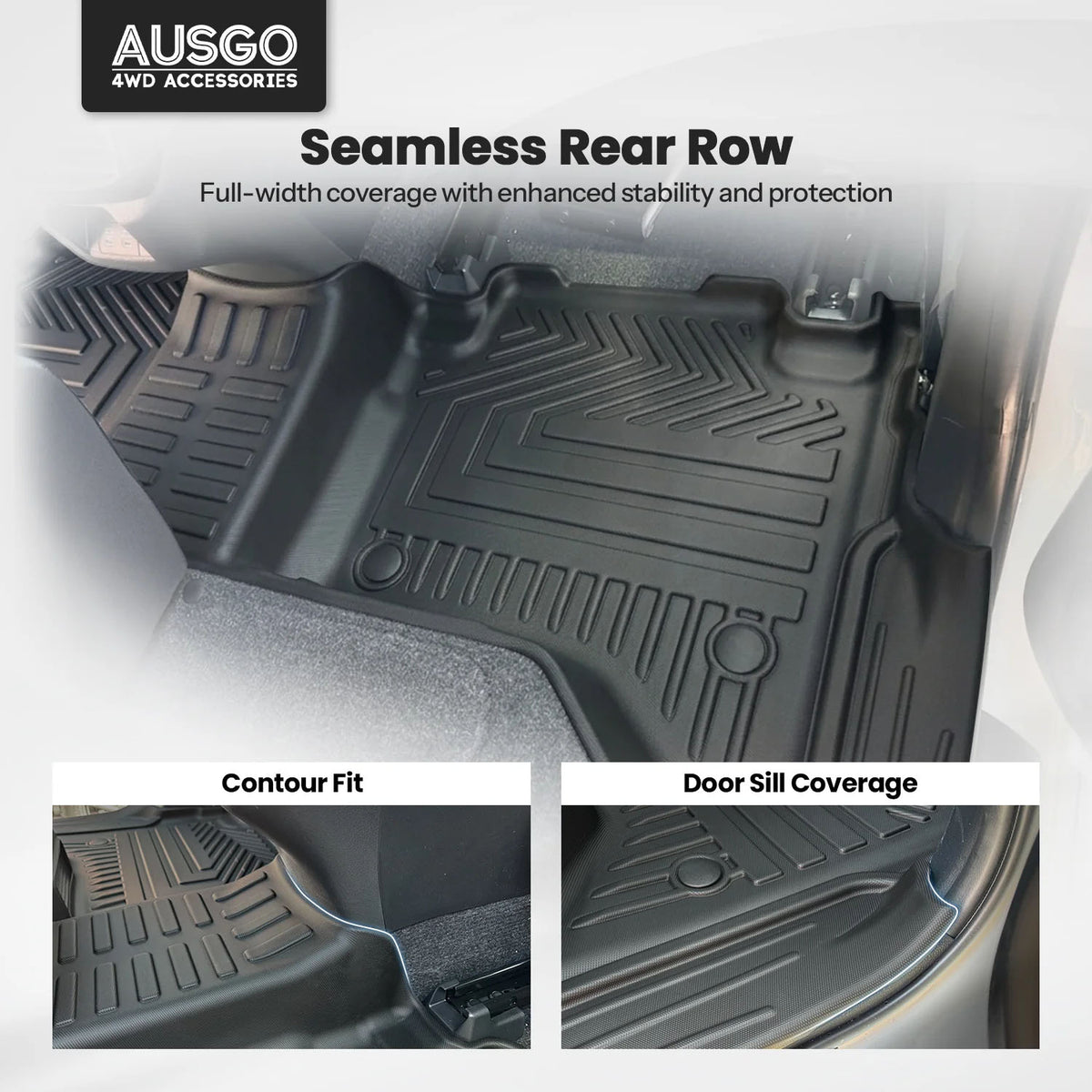 Car Floor Mats for Toyota Hilux 2015-2025 (Auto Trans)