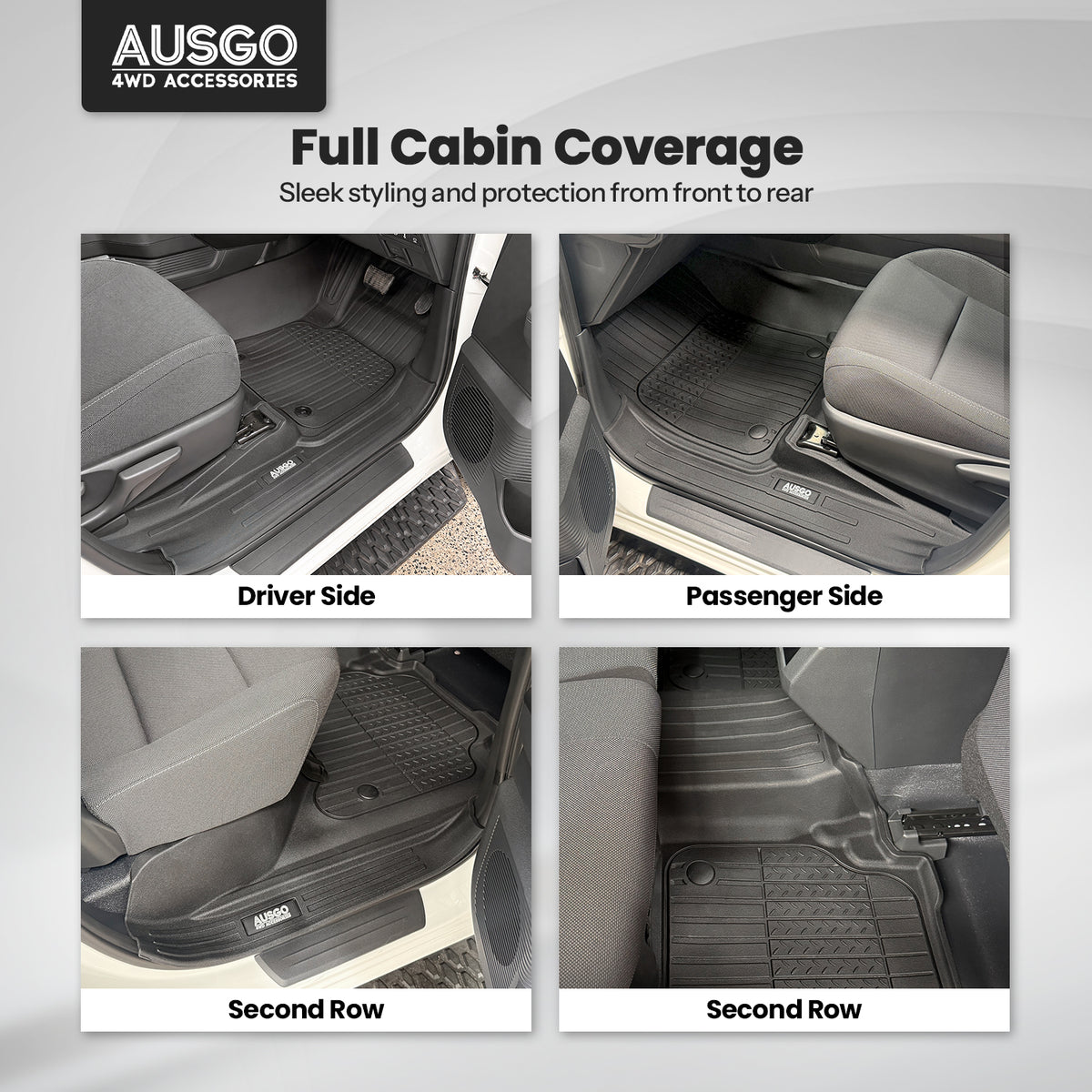 Pre-order Injection Car Floor Mats for Toyota Hilux Dual Cab 2025-Onwards