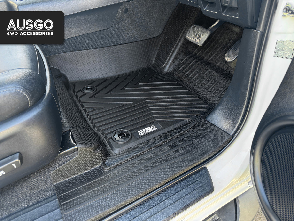 5D Injection Floor Mats for Toyota Hilux Dual Cab 2015-Onwards Auto Trans