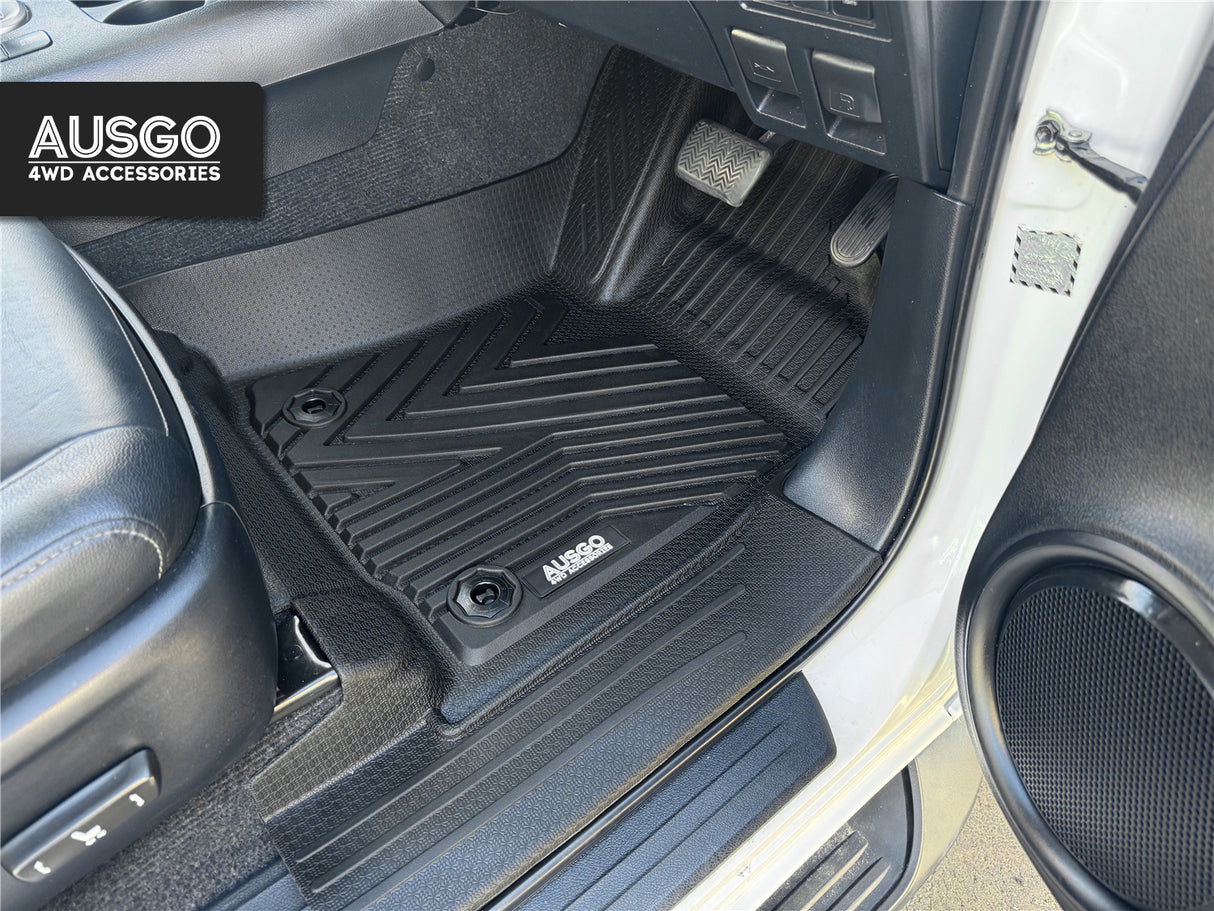 5D Injection Floor Mats for Toyota Hilux Dual Cab 2015-Onwards Auto Trans