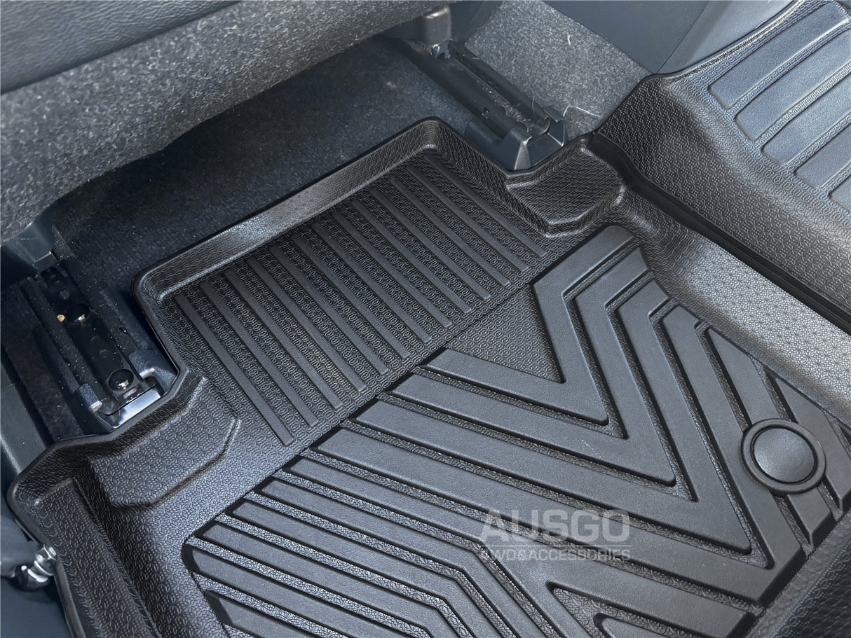 5D Injection Floor Mats for Toyota Hilux Dual Cab 2015-Onwards Auto Trans