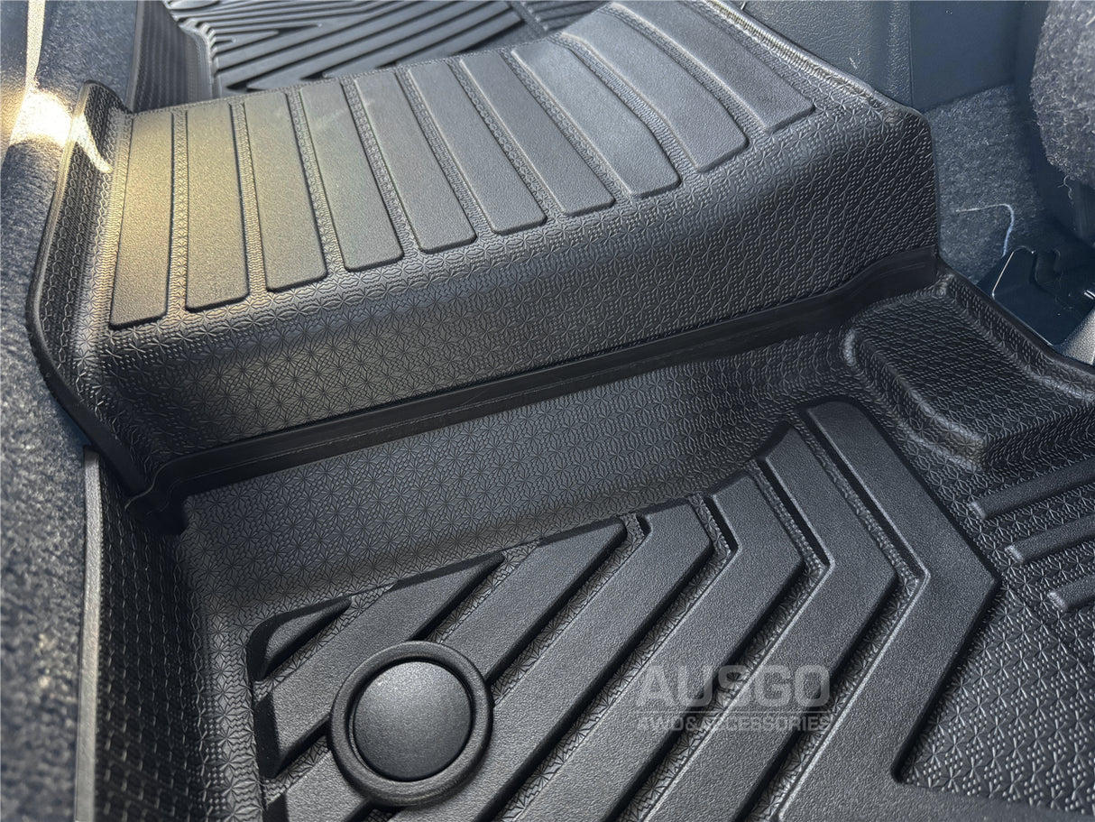 5D Injection Floor Mats for Toyota Hilux Dual Cab 2015-Onwards Auto Trans
