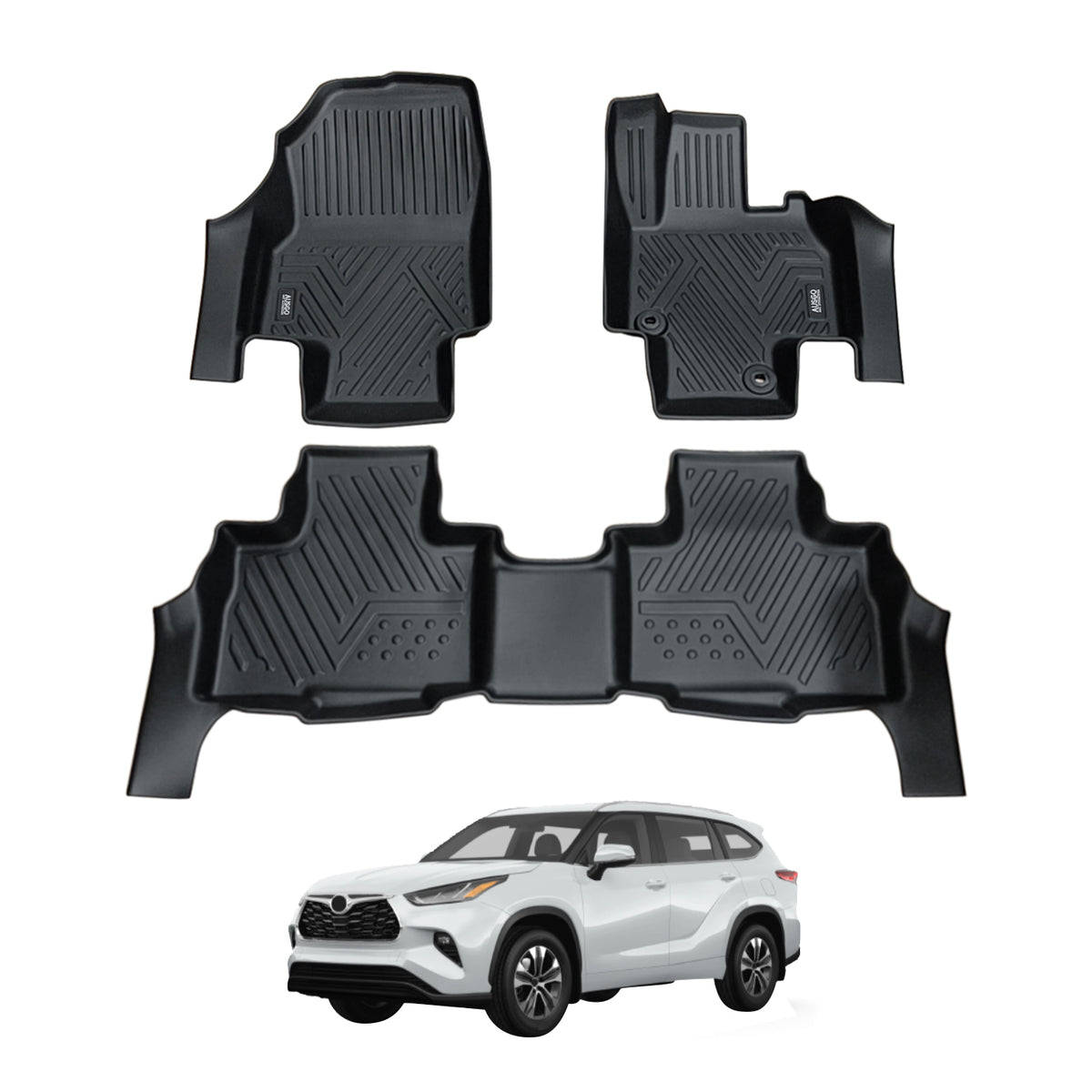 Car Floor Mats for Toyota Kluger 2021-Onwards