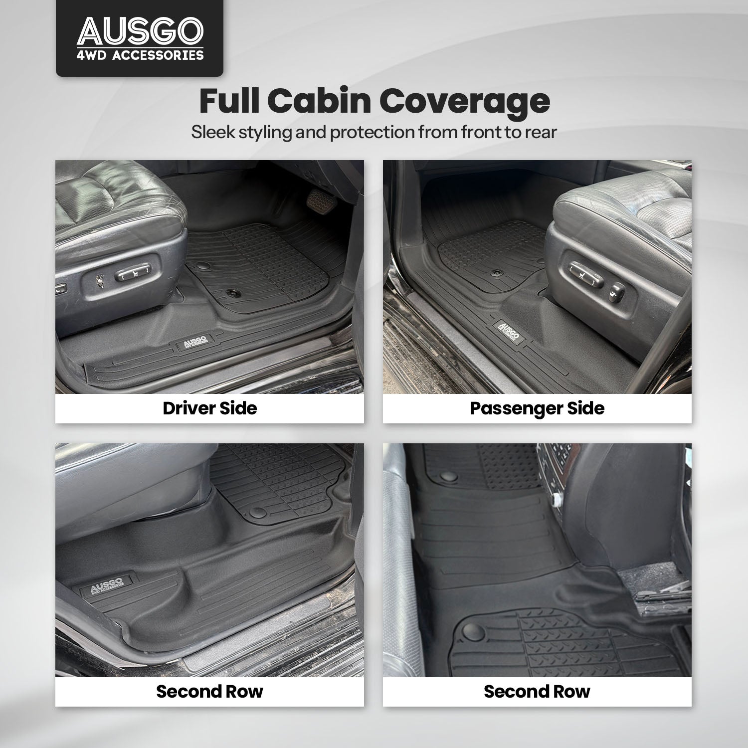 Pre-order Injection Car Floor Mats for Toyota Land Cruiser 200 Series Altitude / VX / Sahara 2007-2012