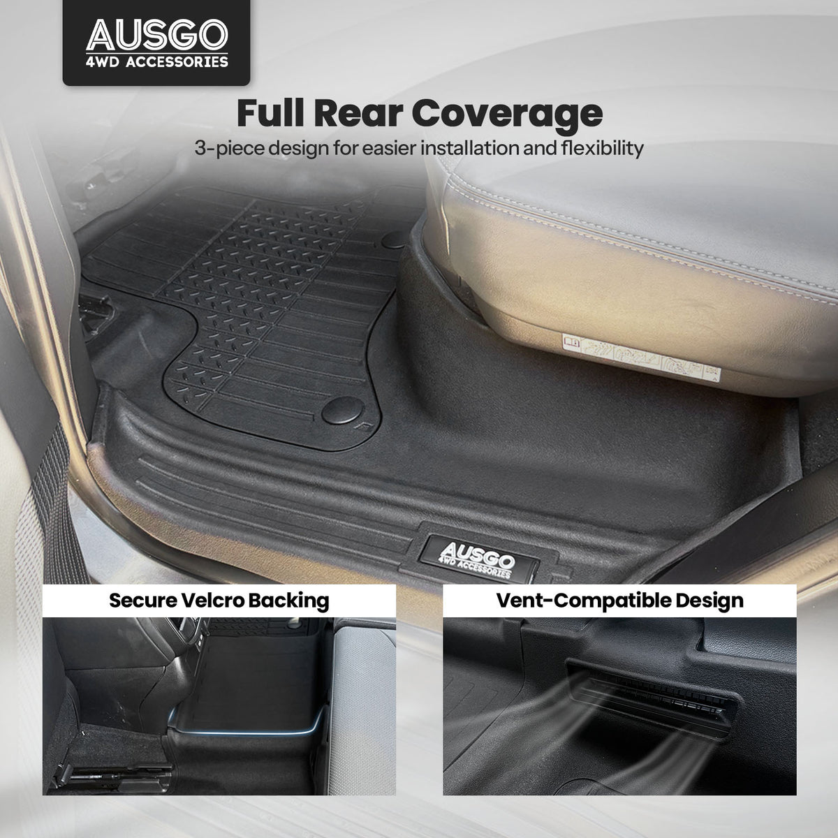 Injection Car Floor Mats for Toyota LandCruiser 300 Series 2021-Onwards