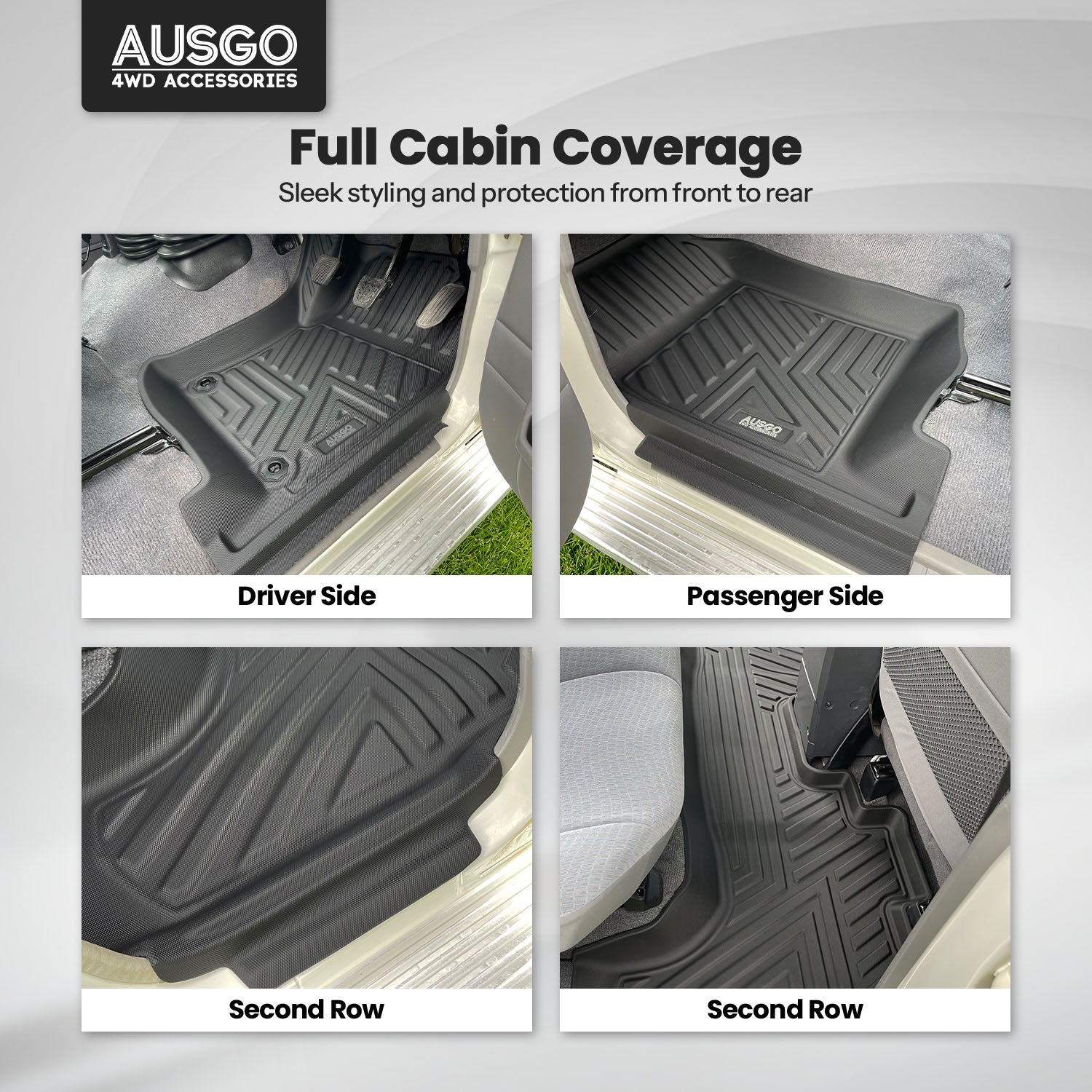Car Floor Mats for Toyota Land Cruiser 79 Series 2012-Onwards