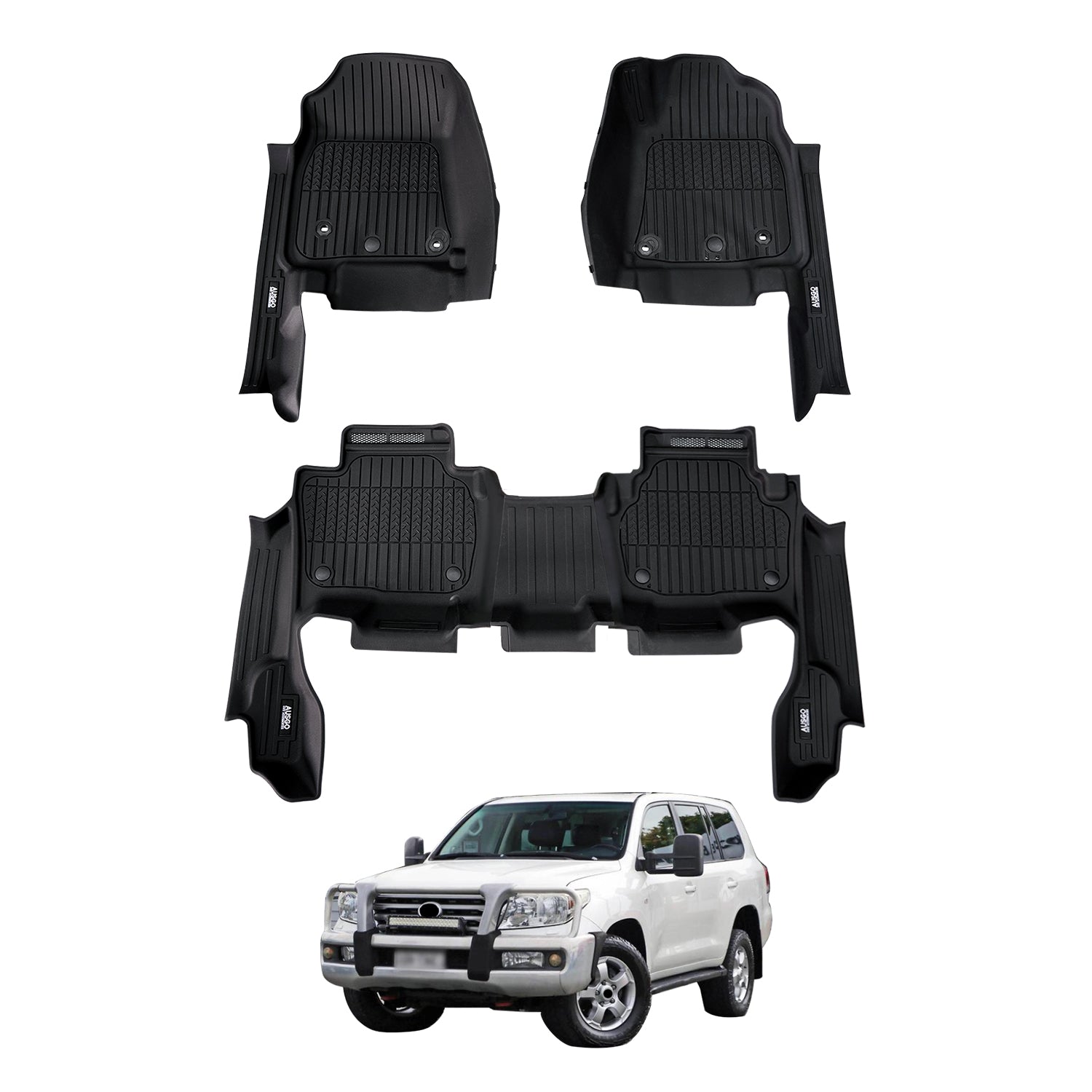 Pre-order Injection Car Floor Mats for Toyota Land Cruiser 200 Series Altitude / VX / Sahara 2007-2012