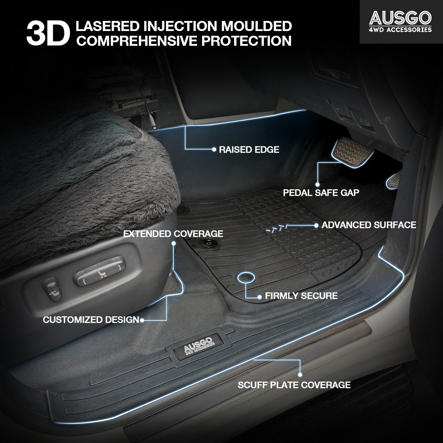 Lexus LX Series LX570 2013-2021 Injection Car Floor Mats