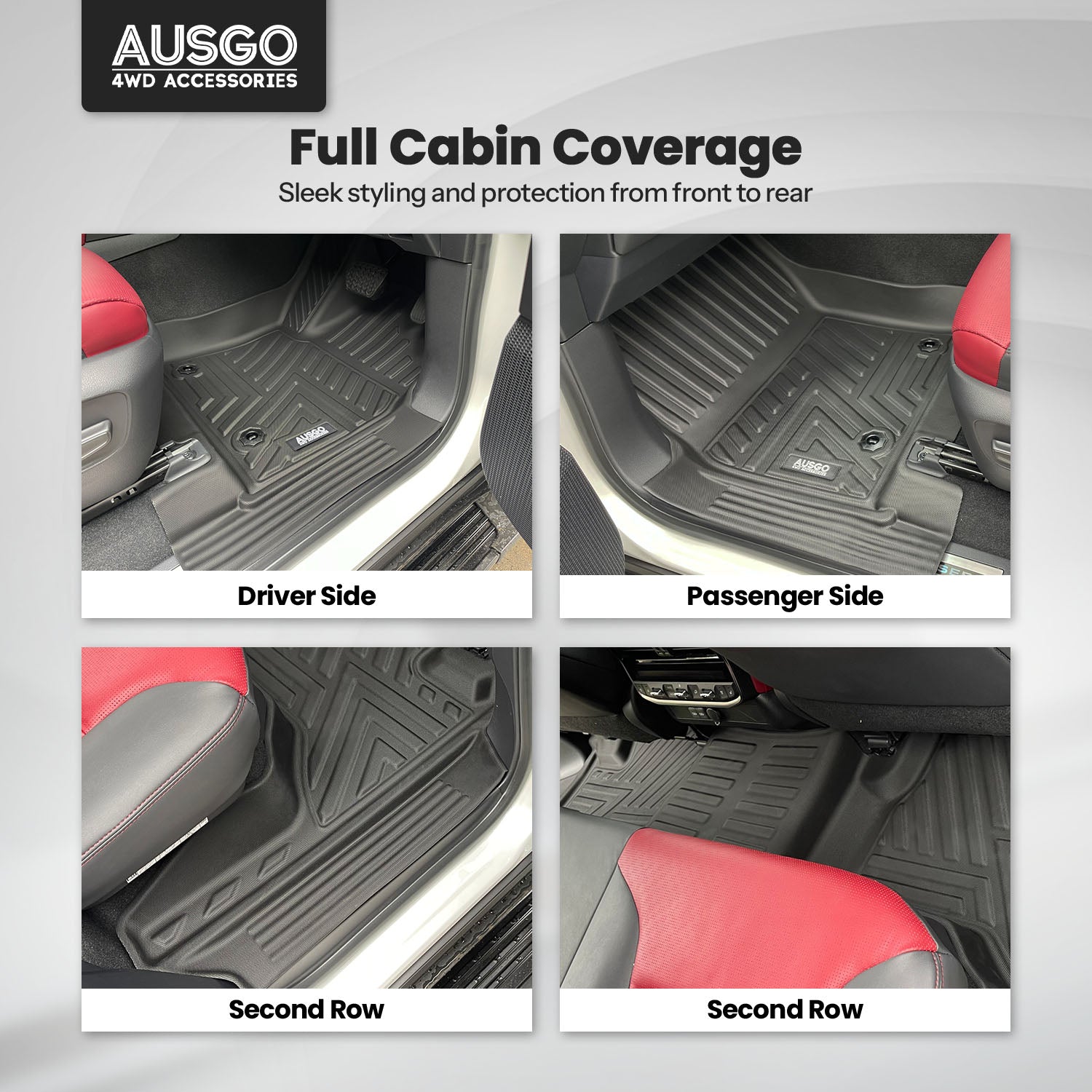 Car Floor Mats for Toyota LandCruiser 300 Series 2021-Onwards