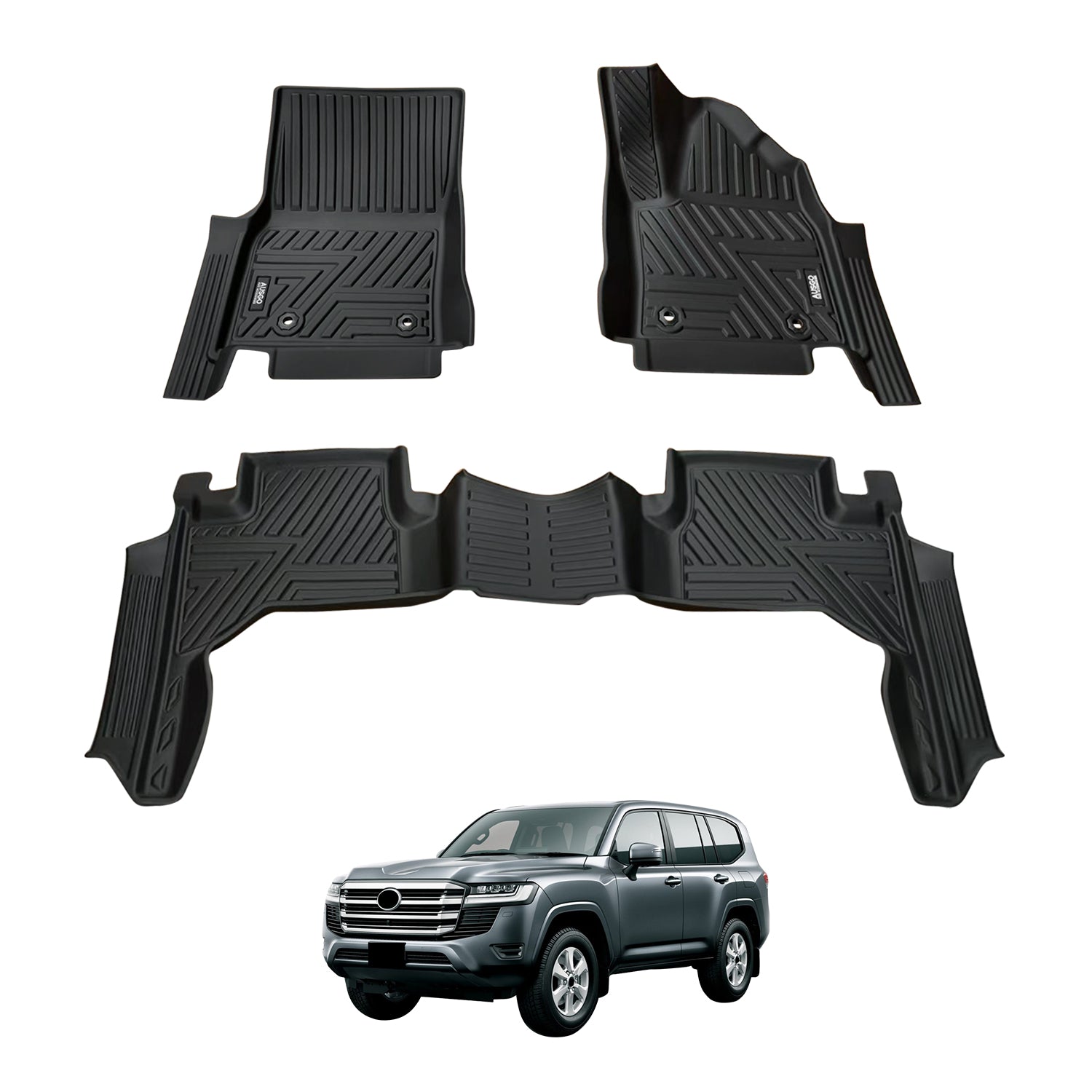 Car Floor Mats for Toyota Land Cruiser 300 Series 2021-Onwards