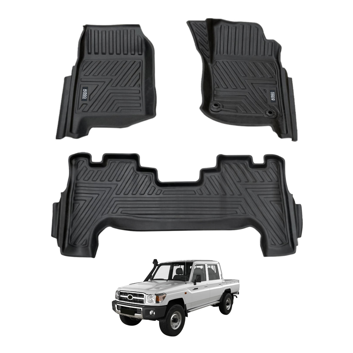 Car Floor Mats for Toyota LandCruiser 79 Series 2012-Onwards