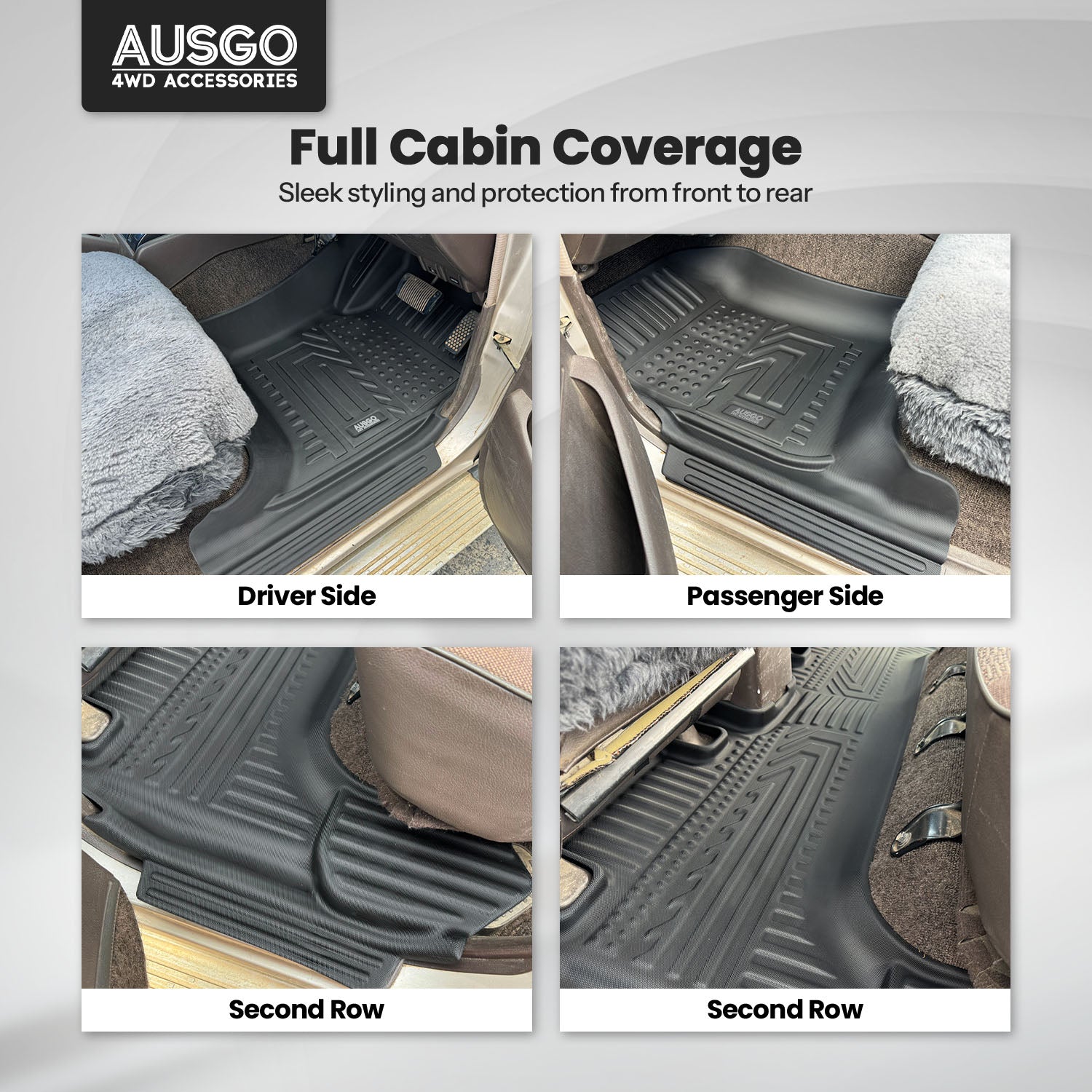 Car Floor Mats for Toyota Land Cruiser 80 Series 1990-1998