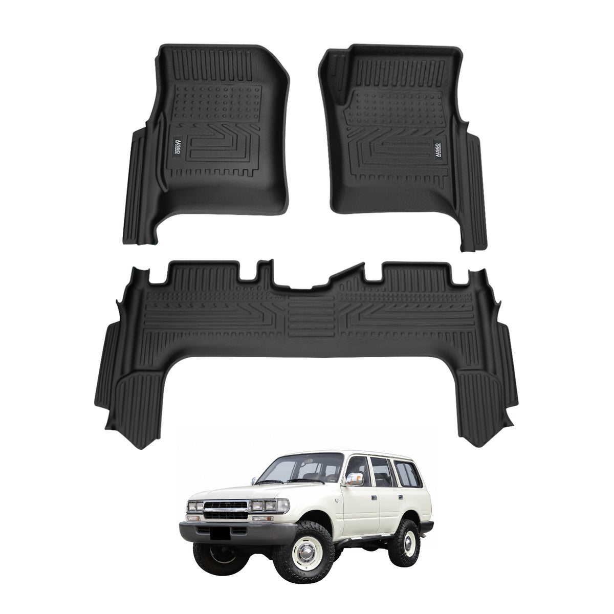 Car Floor Mats for Toyota LandCruiser 80 Series 1990-1998