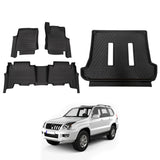 5D Car Floor Mats for Toyota Land Cruiser Prado 120 Series 2003-2009 (Auto Trans)