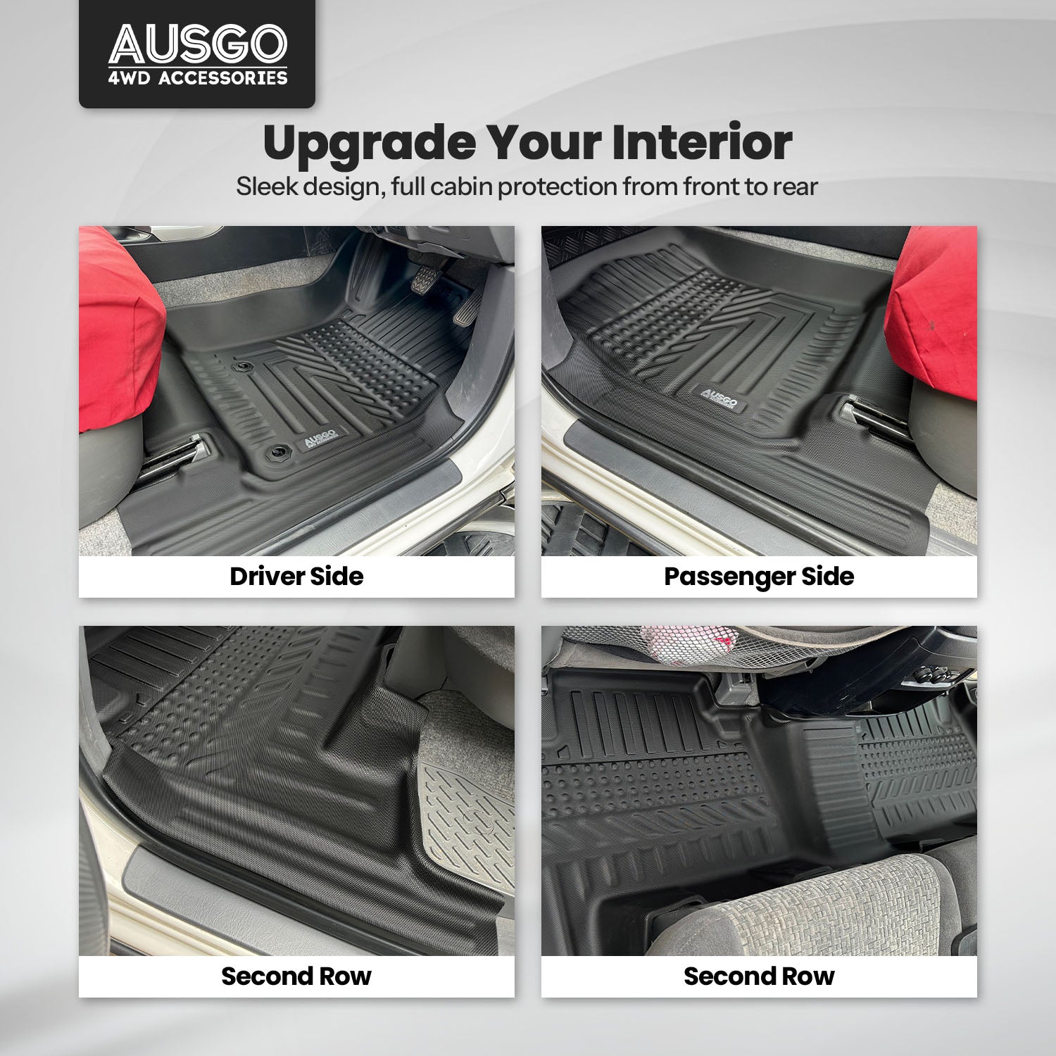 Pre-order Car Floor Mats for Toyota Land Cruiser Prado 120 Series 2003-2009 (Auto Trans)