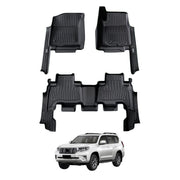 Pre-order Car Floor Mats for Toyota Land Cruiser Prado 150 Series 7-Seat 2009-2024 (Auto Trans)