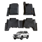 Toyota Land Cruiser Prado 150 Series 7-Seater 2009-2024 Car Floor Mats (Auto Trans)