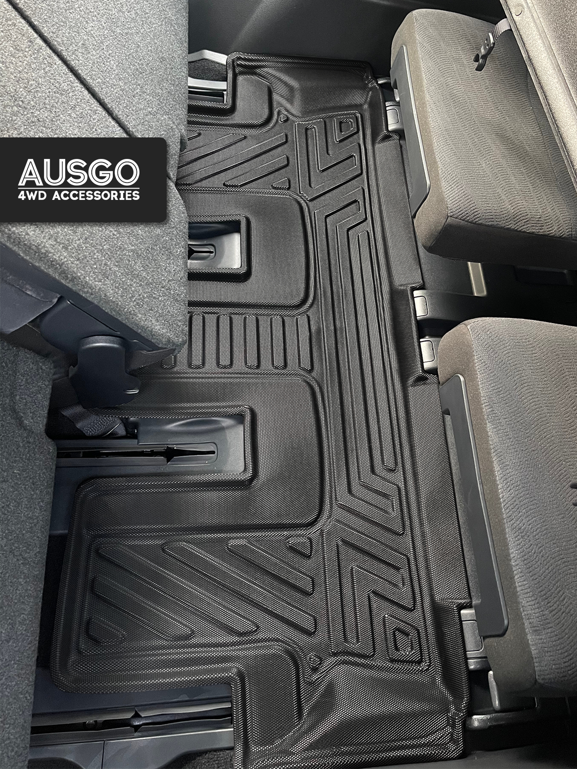 Car Floor Mats for Toyota LandCruiser Prado 150 Series 7-Seater 2009-2024 (Auto Trans)