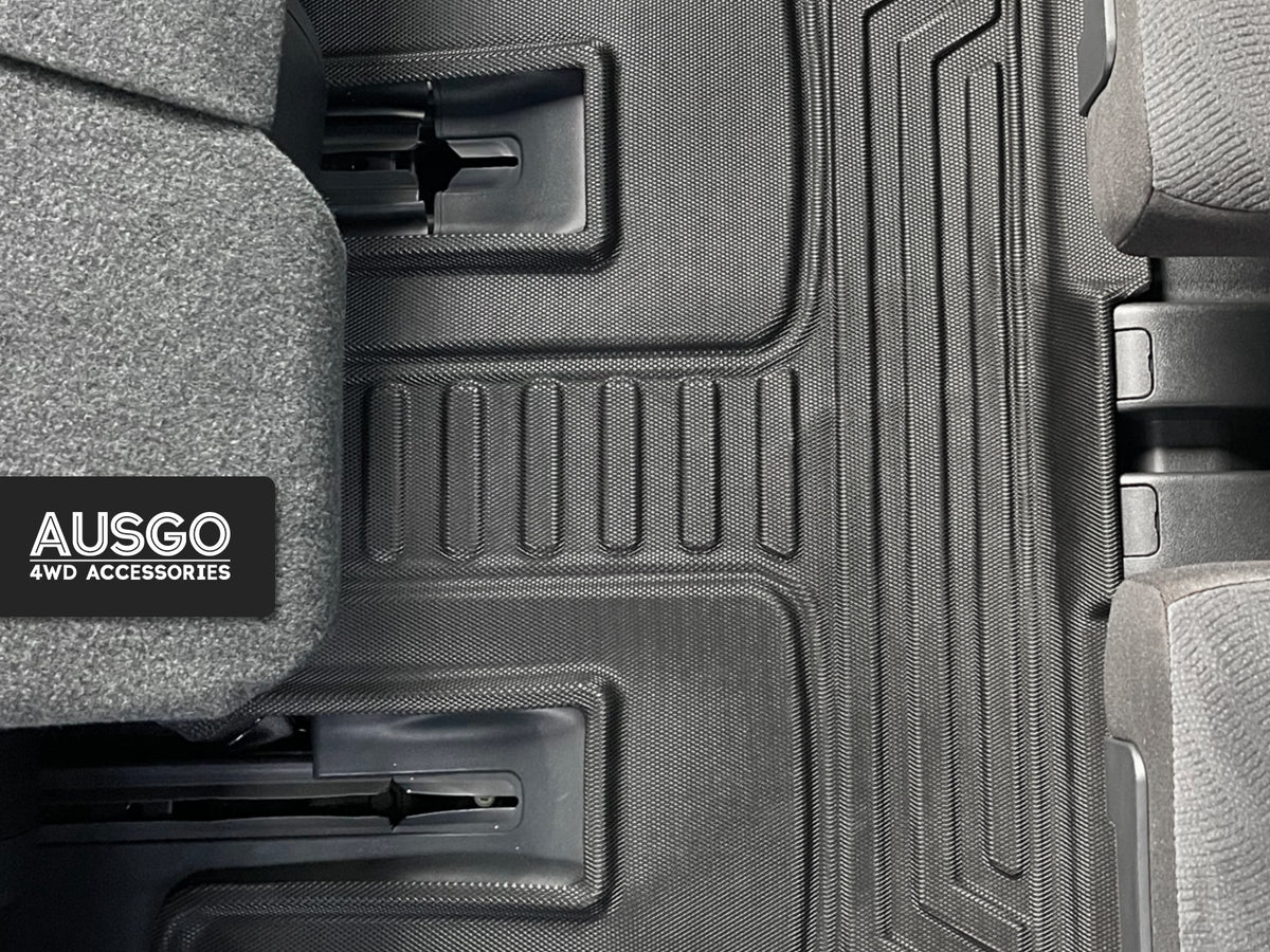 Car Floor Mats for Toyota LandCruiser Prado 150 Series 7-Seater 2009-2024 (Auto Trans)