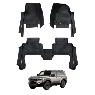 Toyota Land Cruiser Prado 250 Series 2024-Onwards Injection Car Floor Mats