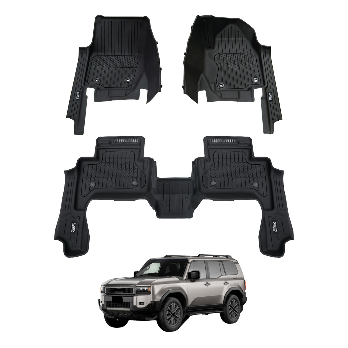 Injection Car Floor Mats for Toyota LandCruiser Prado 250 Series 2024-Onwards