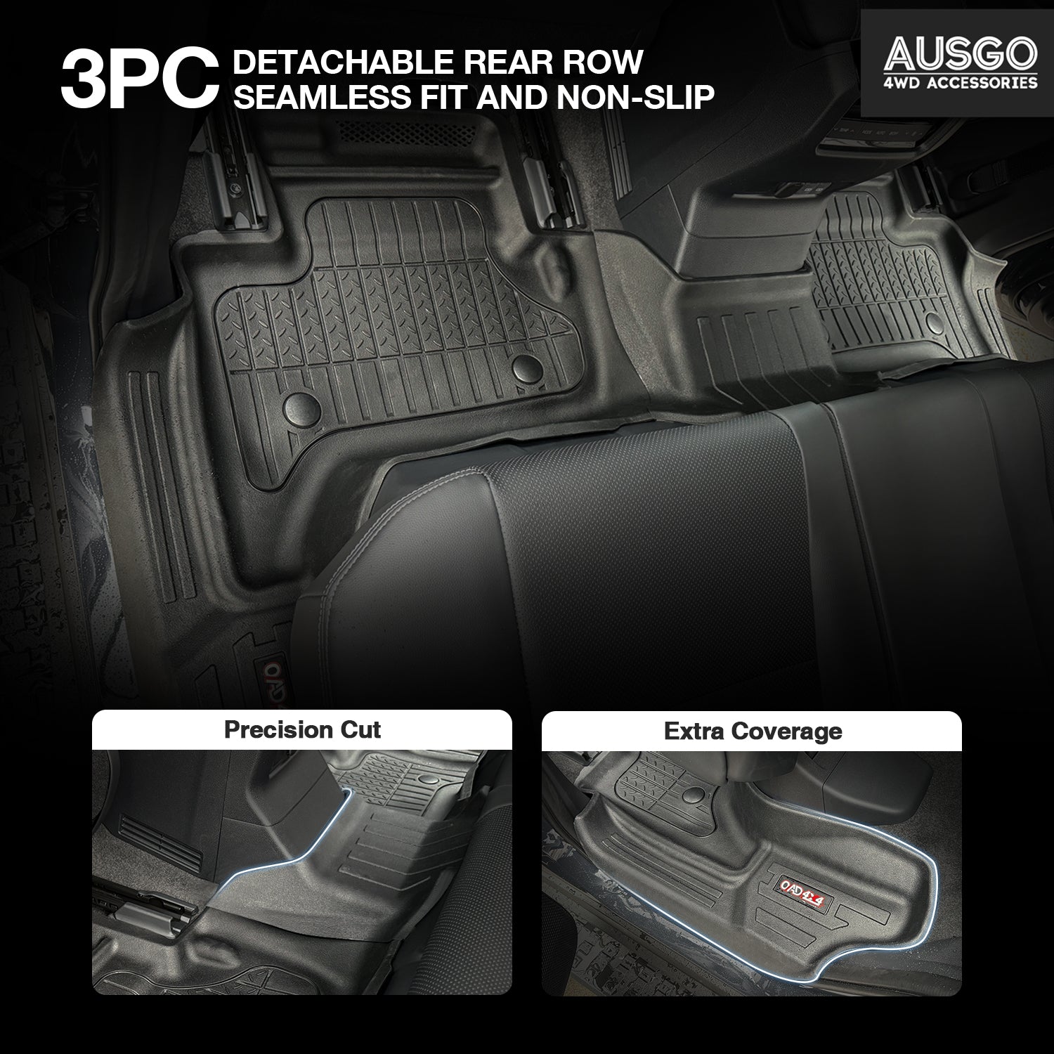 Toyota Land Cruiser Prado 250 Series 2024-Onwards Injection Car Floor Mats