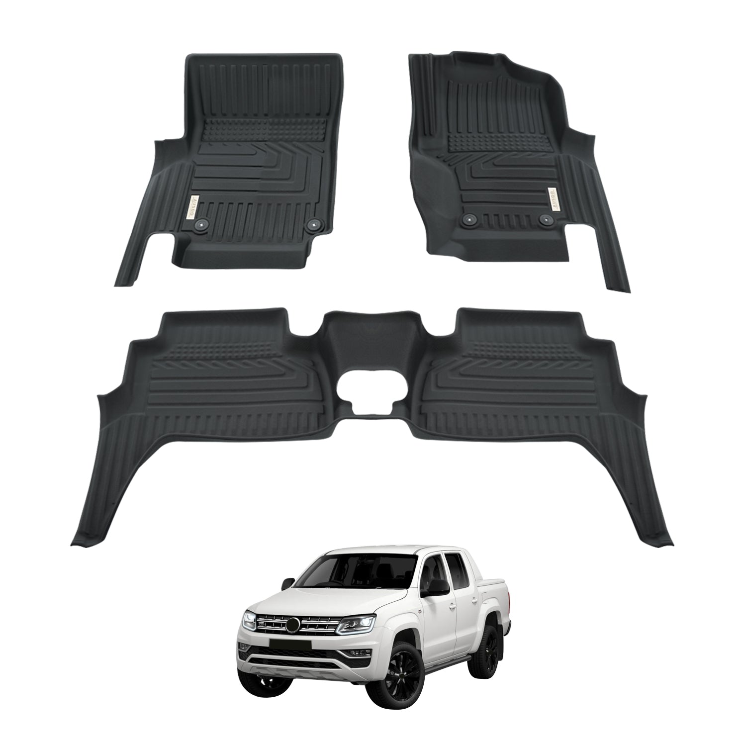 Pre-order Car Floor Mats for Volkswagen Amarok 2H Series Dual Cab 2009-2022