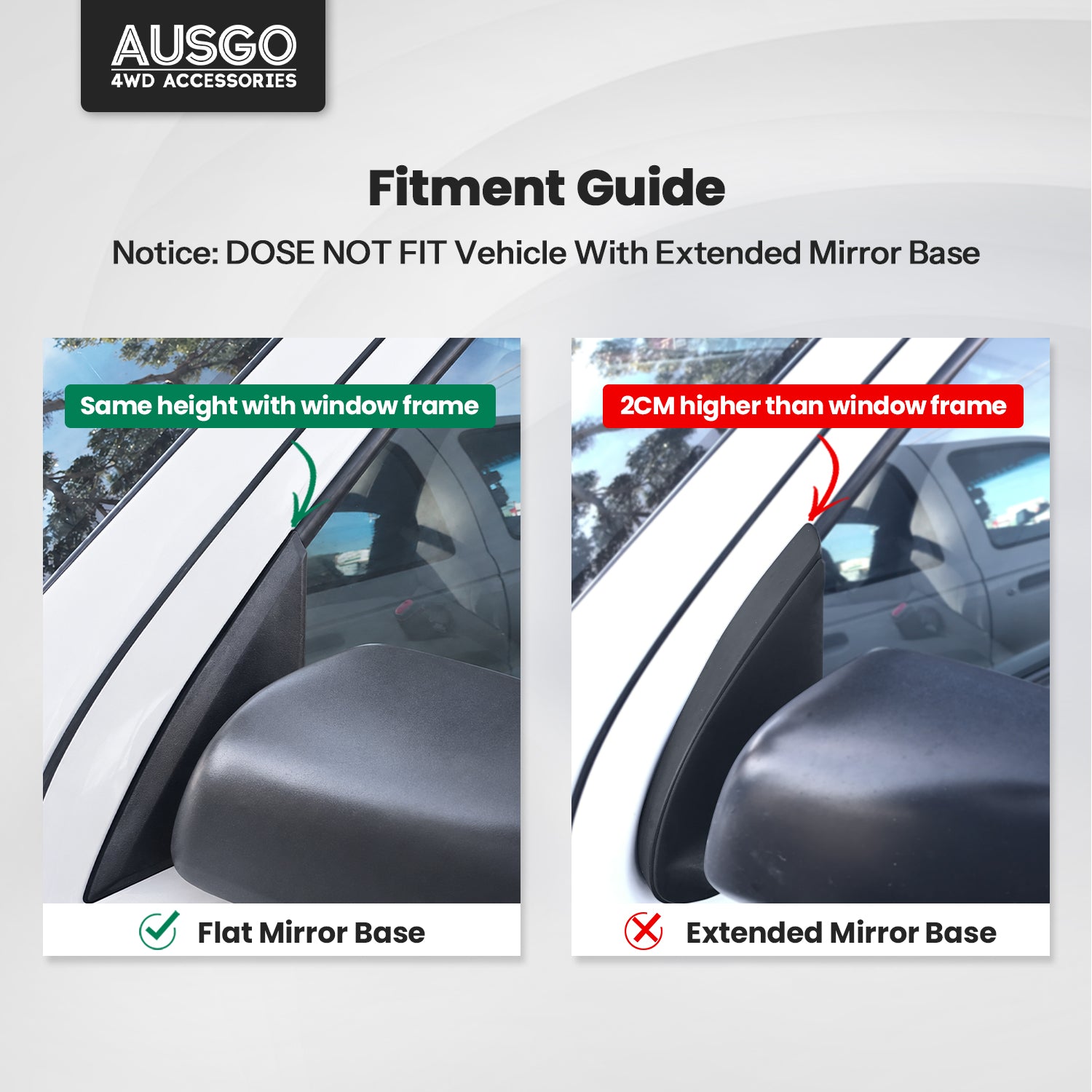 Injection Monsoon Weather Shields for Toyota Hilux Dual Cab 2005-2015