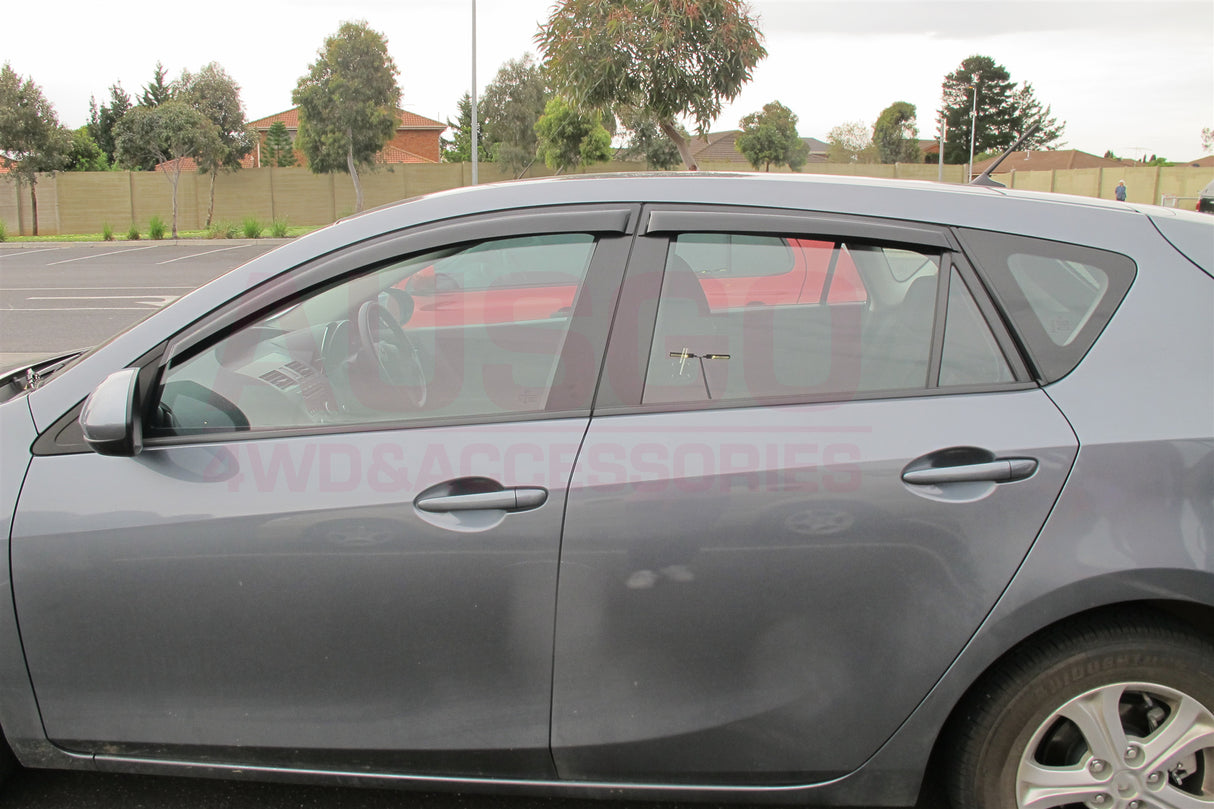 Weather Shields for Mazda 3 BL Series Hatch 5dr 2009-2013