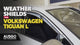 Stainless Trim Weather Shields for Volkswagen Tiguan L Allspace 2016-2025